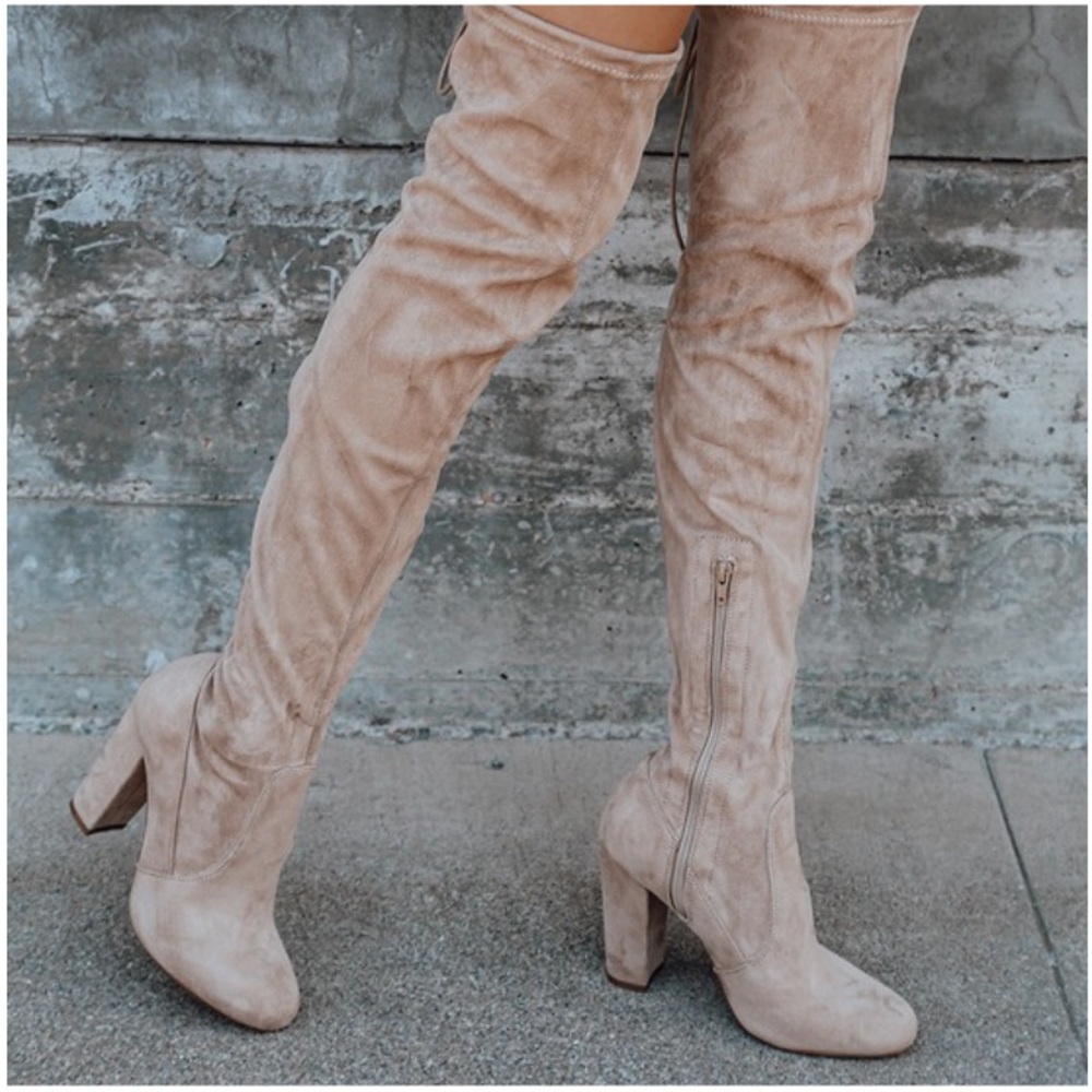 Lulus So Much Yes Nude Boots